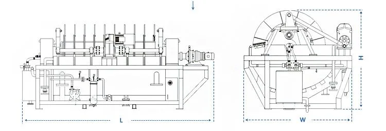 Toncin Vacuum Ceramic Disk Filter, Vacuum Ceramic Disc Filter, Ceramic Filter for Ore Pulp Dehydration