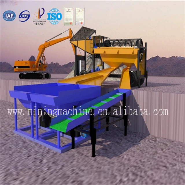 Mineral Separator Gold Diamond Mining Machine Trommel Screen Processing Wash Plant