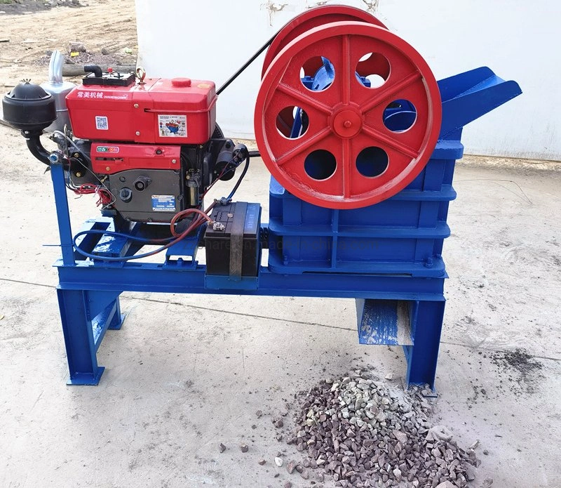 Mine Mobile Lab Small Diesel Engine Jaw Crusher Machine Jaw Crusher Granite with Screen