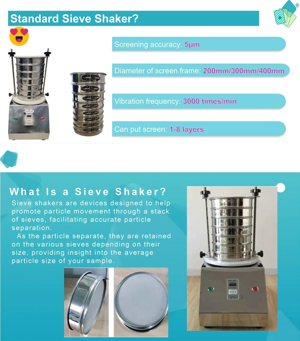 Lab Testing Equipment Electronic Test Sieve Shaker