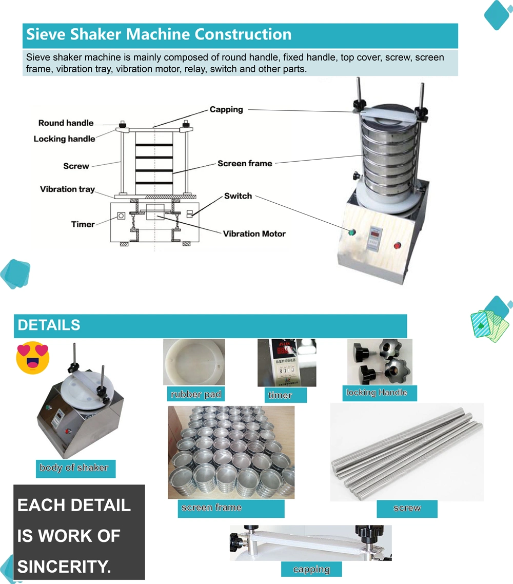 Lab Testing Equipment Electronic Test Sieve Shaker