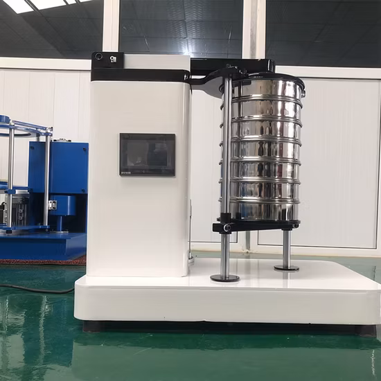 Agitador de tamiz vibratorio de prueba de laboratorio tipo bofetada para análisis de partículas