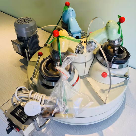 Amoladora automática de mortero de 3 pulgadas y 1 máquina de laboratorio