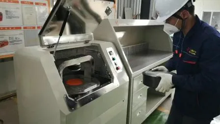 Pulverizador de vibración de muestras geológicas para uso en laboratorio