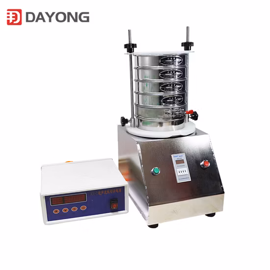 Agitador de tamiz electromagnético de prueba de trabajo analítico Digital de uso de laboratorio para tamices de 20 micras con malla diferente 10000rpm